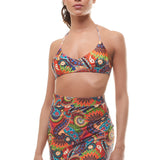 Paisley Pencil Skirt