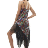 Abito Frange Orchidea