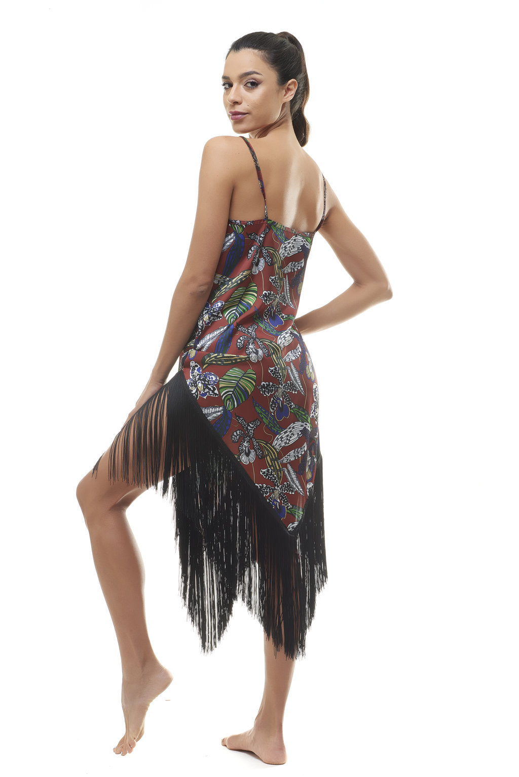 Orchid Fringes Dress