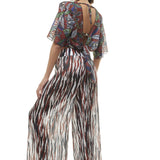 Sweater with Orchid Knot