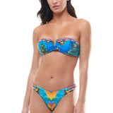 Peacock V Bandeau Bikini
