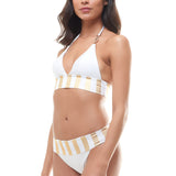 Bikini Bralette Riga Oro Catenina Swarovski