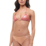 Bikini Triangolo Bicolor Anelli