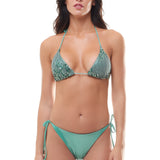 Bikini Triangolo Paillettes Verdone