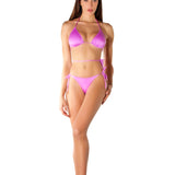 VIOLA Bikini triangolo stringato monocrome